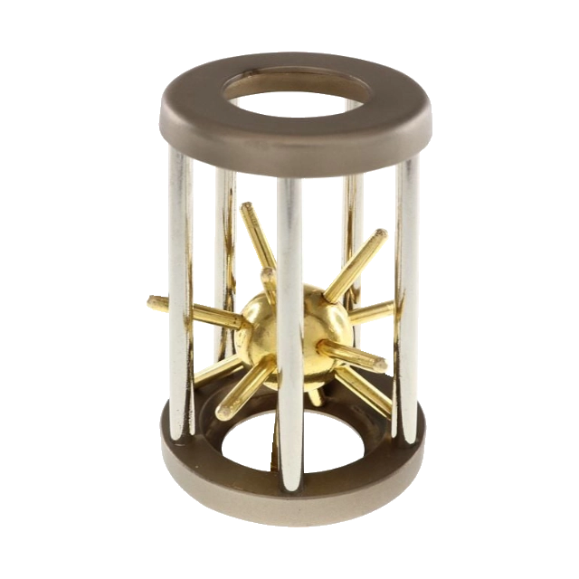 De Supernova 3D breinbreker is een puzzel met een stervormig ontwerp van metalen stukken die op een complexe manier in elkaar passen.