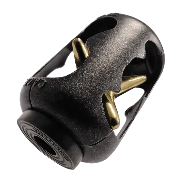 De Huzzle Cast Cage is een metalen 3D breinbreker puzzel met een ingewikkeld, kooi-achtig ontwerp, bestaande een kooi en een gevangen ster.